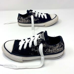 Converse All Star Unisex Sneakers Black & Silver